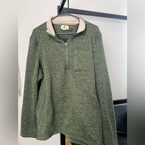 Mens Quarter Zip Woolrich Pullover